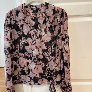 PAIGE WOMEN'S BLOUSE FLORAL MEDIUM SILK